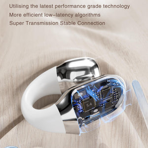 Wireless Sports Bluetooth Earphones | Air Conduction | F16 TWS | Green