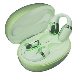 Wireless Sports Bluetooth Earphones | Air Conduction | F16 TWS | Green