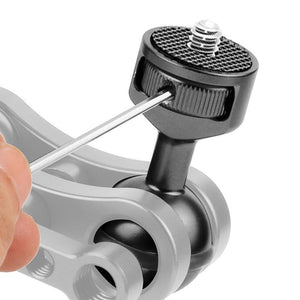 Universal 2.5cm Ball Head Clip for Action and Underwater Cameras