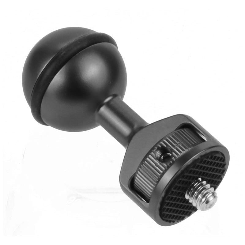 Universal 2.5cm Ball Head Clip for Action and Underwater Cameras