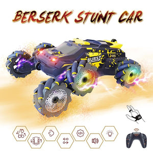 6-Wheeled Stunt Car with 2.4G Remote Control | Single RC | Red