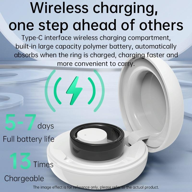 Smart Ring | Heart Rate | Blood Oxygen | Sleep & Sports Modes | Size 12 | White