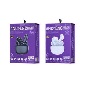 Noise-Cancelling Bluetooth Earphones | Wireless | Black | Music + Calls