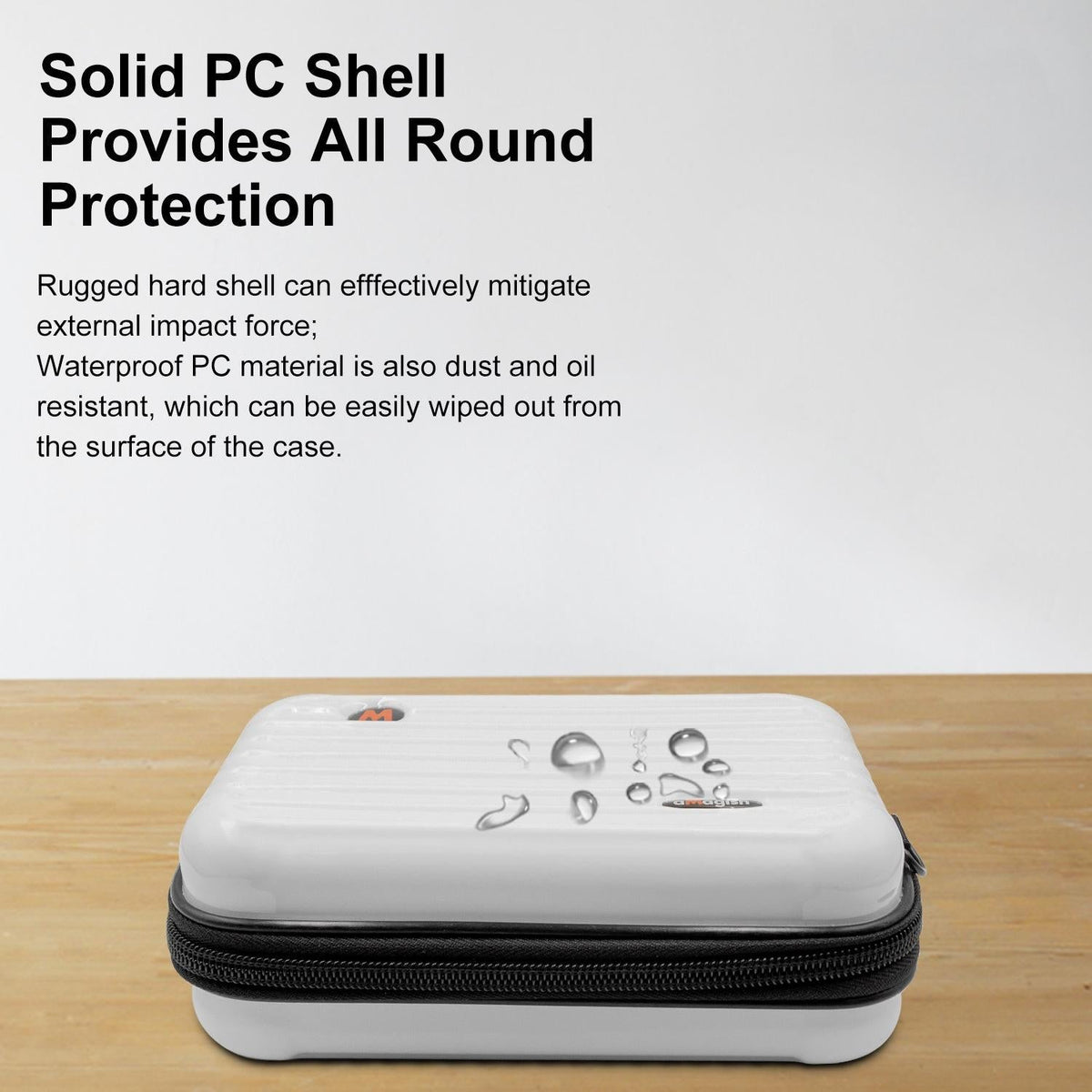 Small Organizer Bag for Sports Camera Accessories | 18.5x11.5x6cm | Yellow