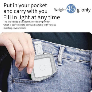 Portable Magnetic Selfie Light | Live Streaming | Skin Beauty | White