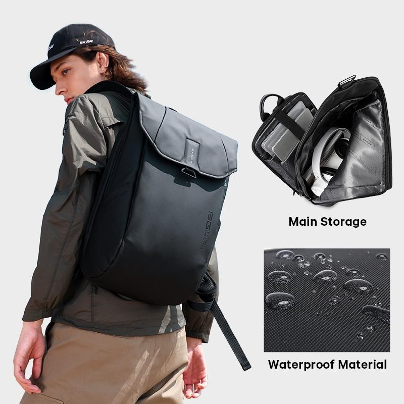 Waterproof Anti-theft Laptop Backpack for Daily Work & Business | 15.6 Inch | Grey
