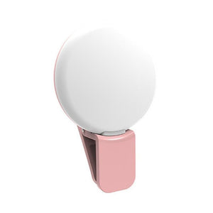 2 - Pack LED Selfie Light for Mobile Phone Photography | Pink