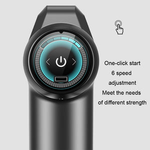 Intelligent 6 - Speed Fascia Massager with 4 Heads | Green