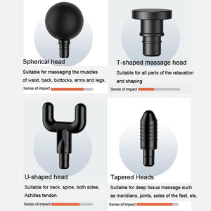 Intelligent 6 - Speed Fascia Massager with 4 Heads | Green