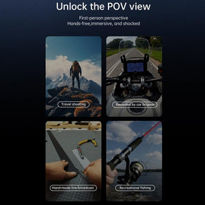 Versatile Magnetic Neck Holder for Phones & Action Cameras | Glacier Blue