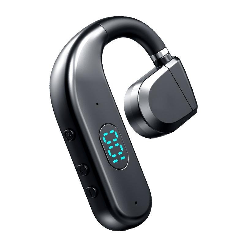 Wireless Bluetooth Headphone | Digital Display | Black | Midnight Blue