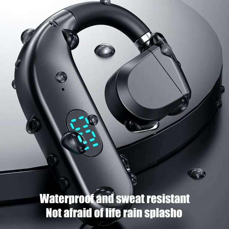 Wireless Bluetooth Headphone | Digital Display | Black | Midnight Blue