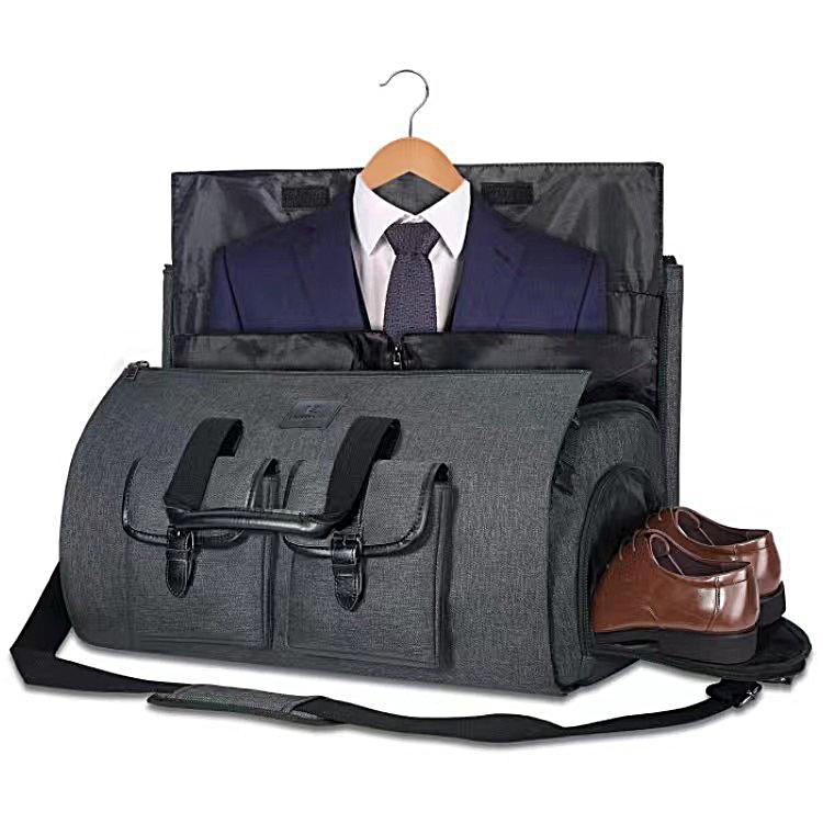 Compact Travel Suit Storage Bag | Foldable | Black