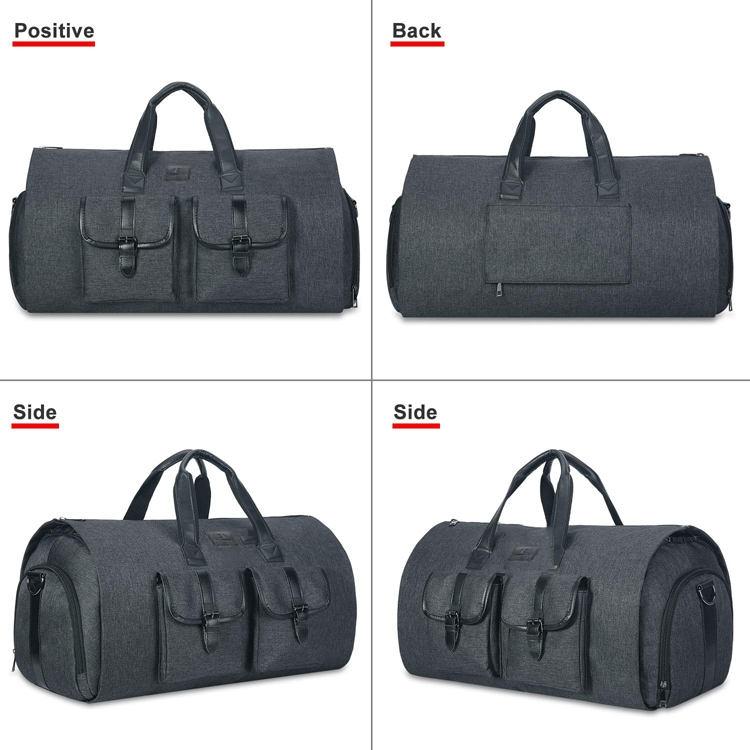 Compact Travel Suit Storage Bag | Foldable | Black