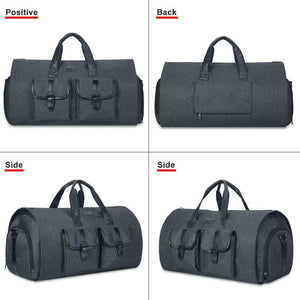 Compact Travel Suit Storage Bag | Foldable | Black