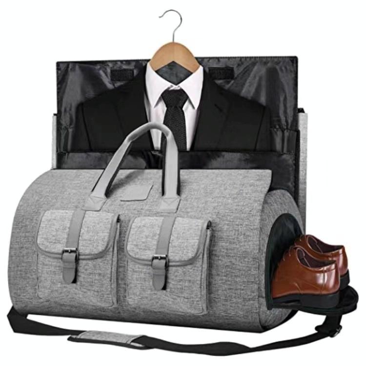 Compact Travel Suit Storage Bag | Foldable | Black
