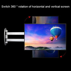 Universal Swivel Wall Mount for Computer Monitors | Silver