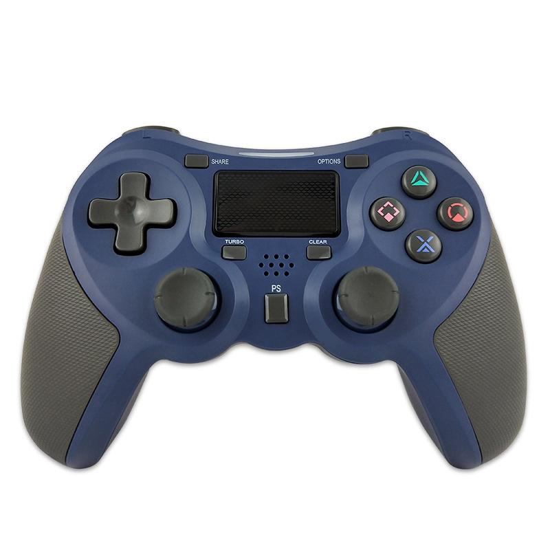 Wireless Bluetooth Game Controller for PS4 | Rubberized | Blue