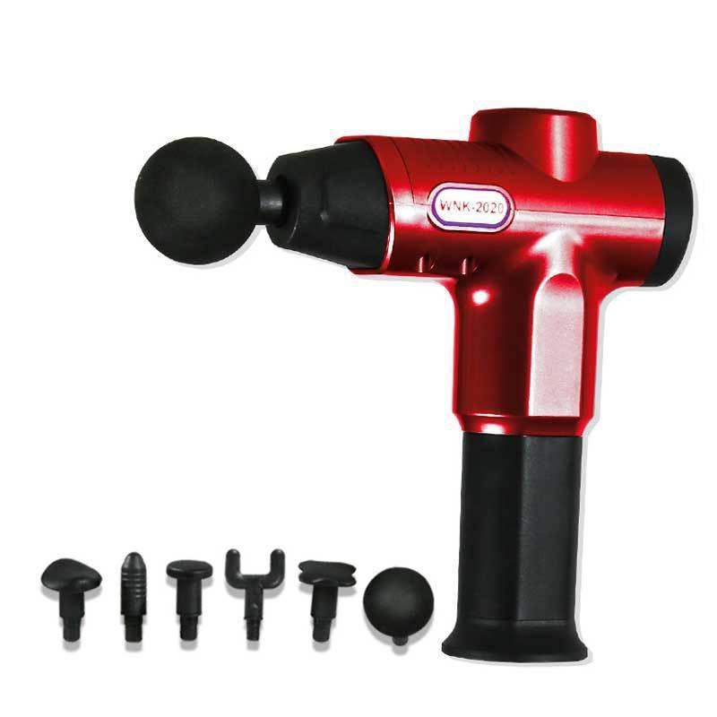 Portable Electric Massager for Muscle Relaxation and Fitness | Red