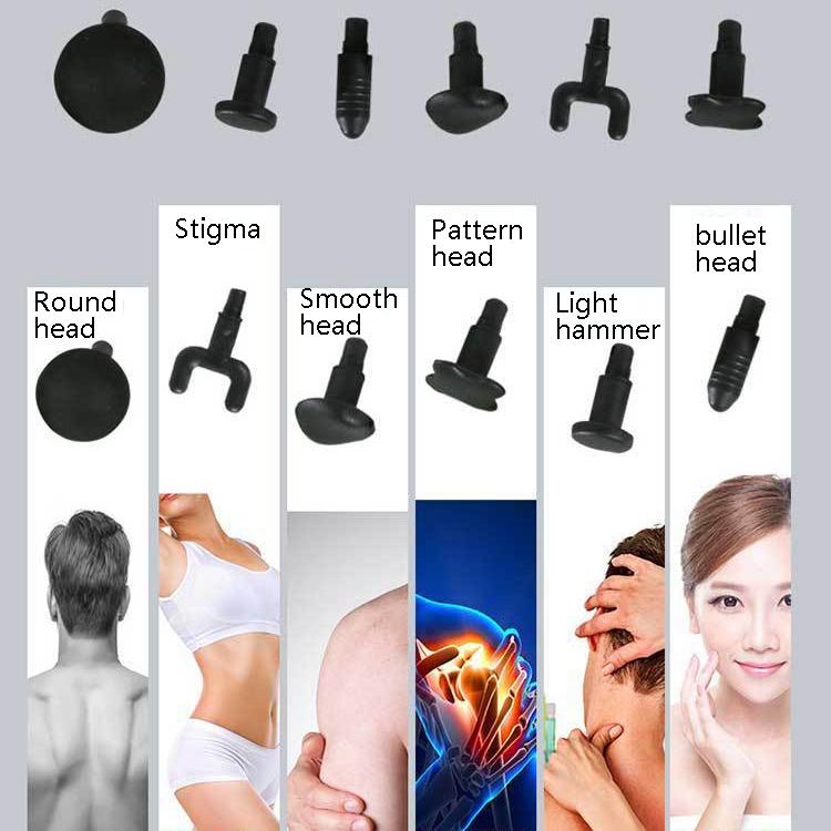 Portable Electric Massager for Muscle Relaxation and Fitness | Red