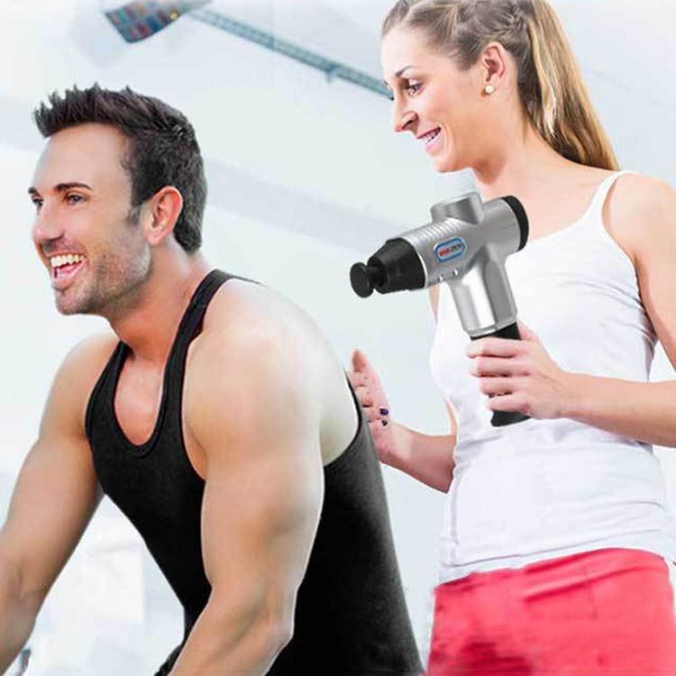 Portable Electric Massager for Muscle Relaxation and Fitness | Red