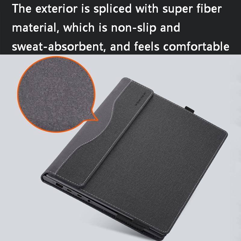 Protective Laptop Case for HP Envy X360 15 | Leather | Black