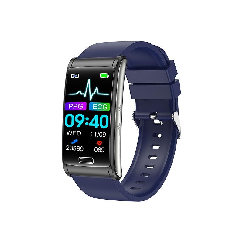 Smart Watch with Heart Rate & Blood Pressure Monitoring | Colour Screen | Blue