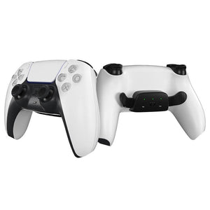 Customizable Dual Back Clip for PS5 | White DIY Kit
