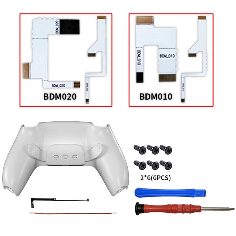 Customizable Dual Back Clip for PS5 | White DIY Kit