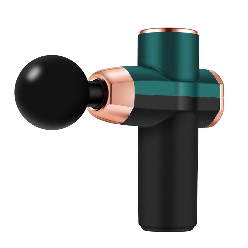 Compact 12V Muscle Relax Massage Gun | Mini Size | Black & Green
