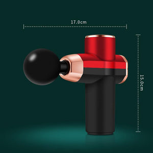 Compact 12V Muscle Relax Massage Gun | Mini Size | Black & Green