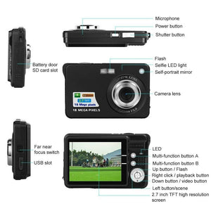 Compact Digital Camera for Daily Photos & Videos | Ideal for Students | Silver