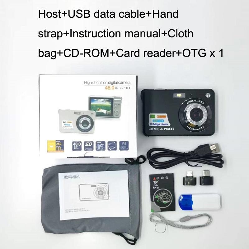 Compact Digital Camera for Daily Photos & Videos | Ideal for Students | Silver