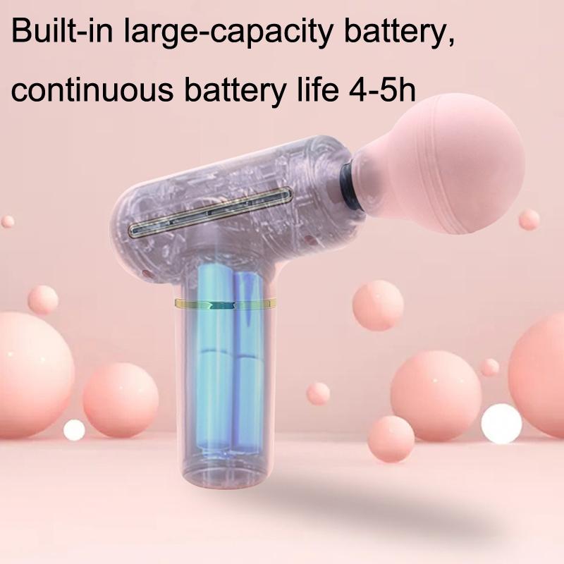 Portable Handheld Massage Gun for Muscle Relaxation | Pink