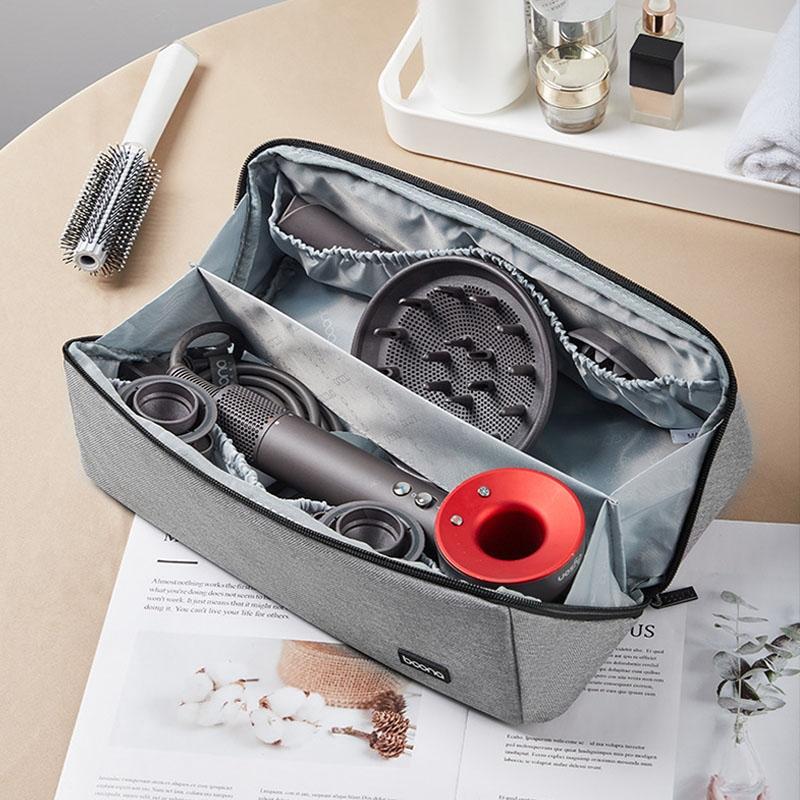 Waterproof Hair Dryer Storage Bag | Large Capacity | Black