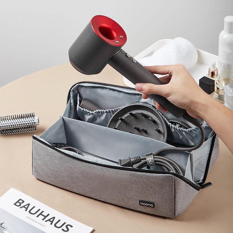 Waterproof Hair Dryer Storage Bag | Large Capacity | Black