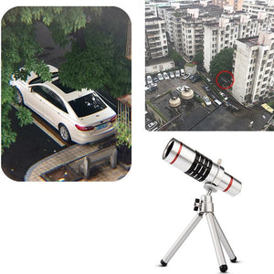 Universal Mobile Phone Telescope Lens with Clip | Ideal for Outdoor Shooting | 18X