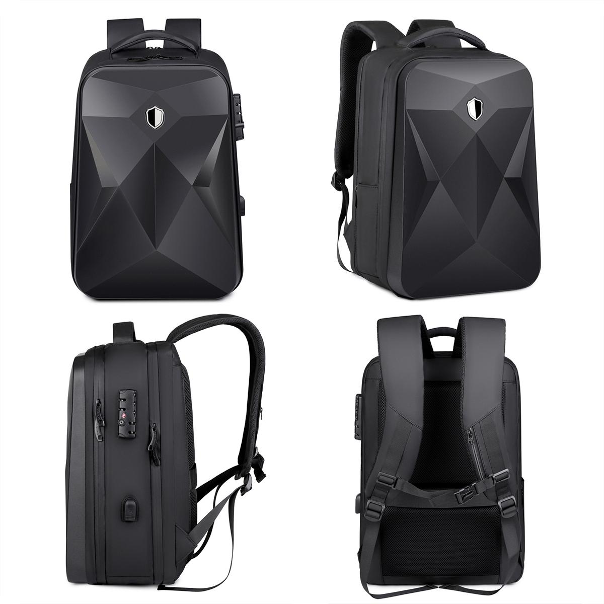 Waterproof Laptop Backpack with USB Port | 17 Inch Capacity | Password Lock