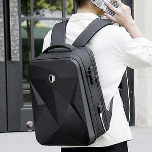 Waterproof Laptop Backpack with USB Port | 17 Inch Capacity | Password Lock