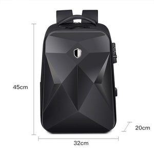 Waterproof Laptop Backpack with USB Port | 17 Inch Capacity | Password Lock