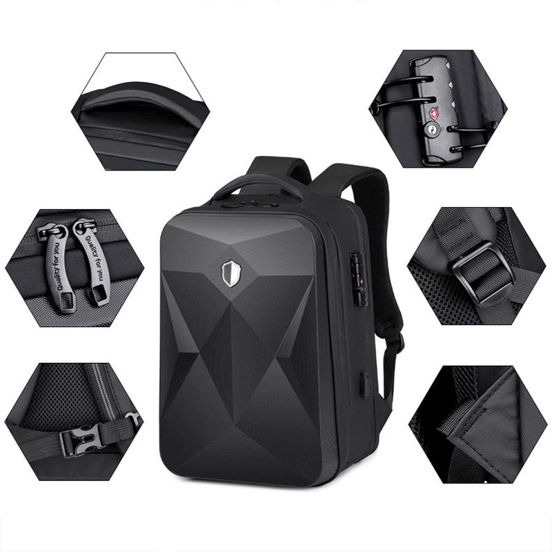 Waterproof Laptop Backpack with USB Port | 17 Inch Capacity | Password Lock