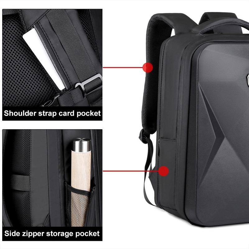 Waterproof Laptop Backpack with USB Port | 17 Inch Capacity | Password Lock