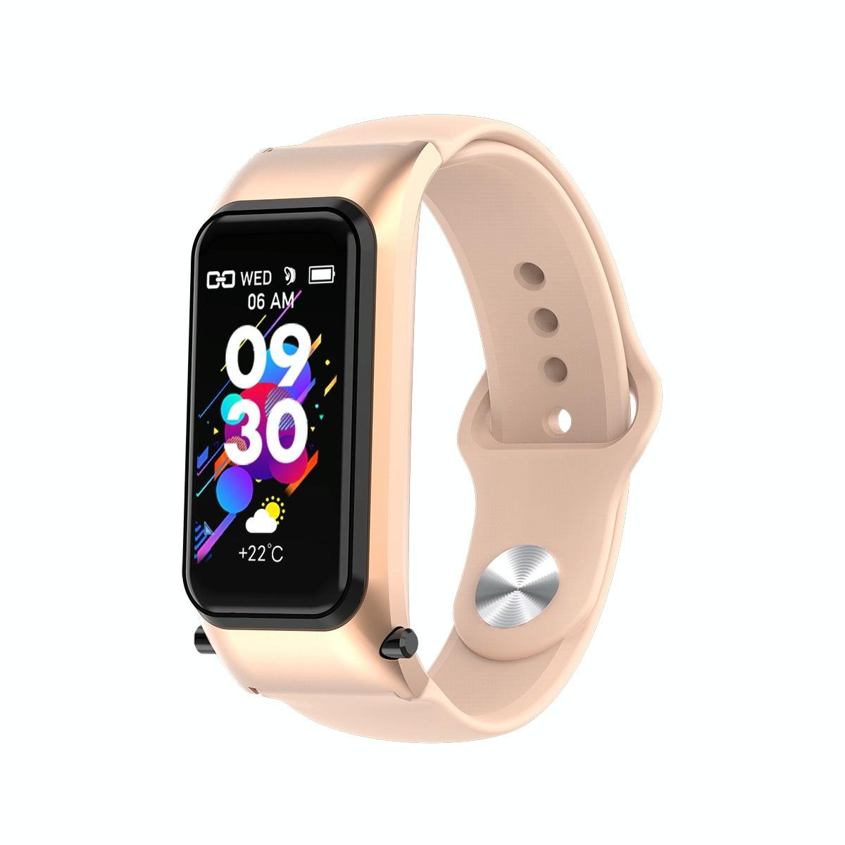 Bluetooth Smart Bracelet | HD Screen | Rose Gold