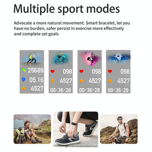 Bluetooth Smart Bracelet | HD Screen | Rose Gold