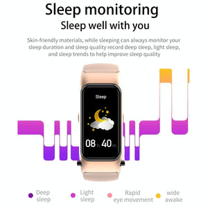 Bluetooth Smart Bracelet | HD Screen | Rose Gold