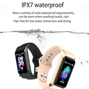 Bluetooth Smart Bracelet | HD Screen | Rose Gold