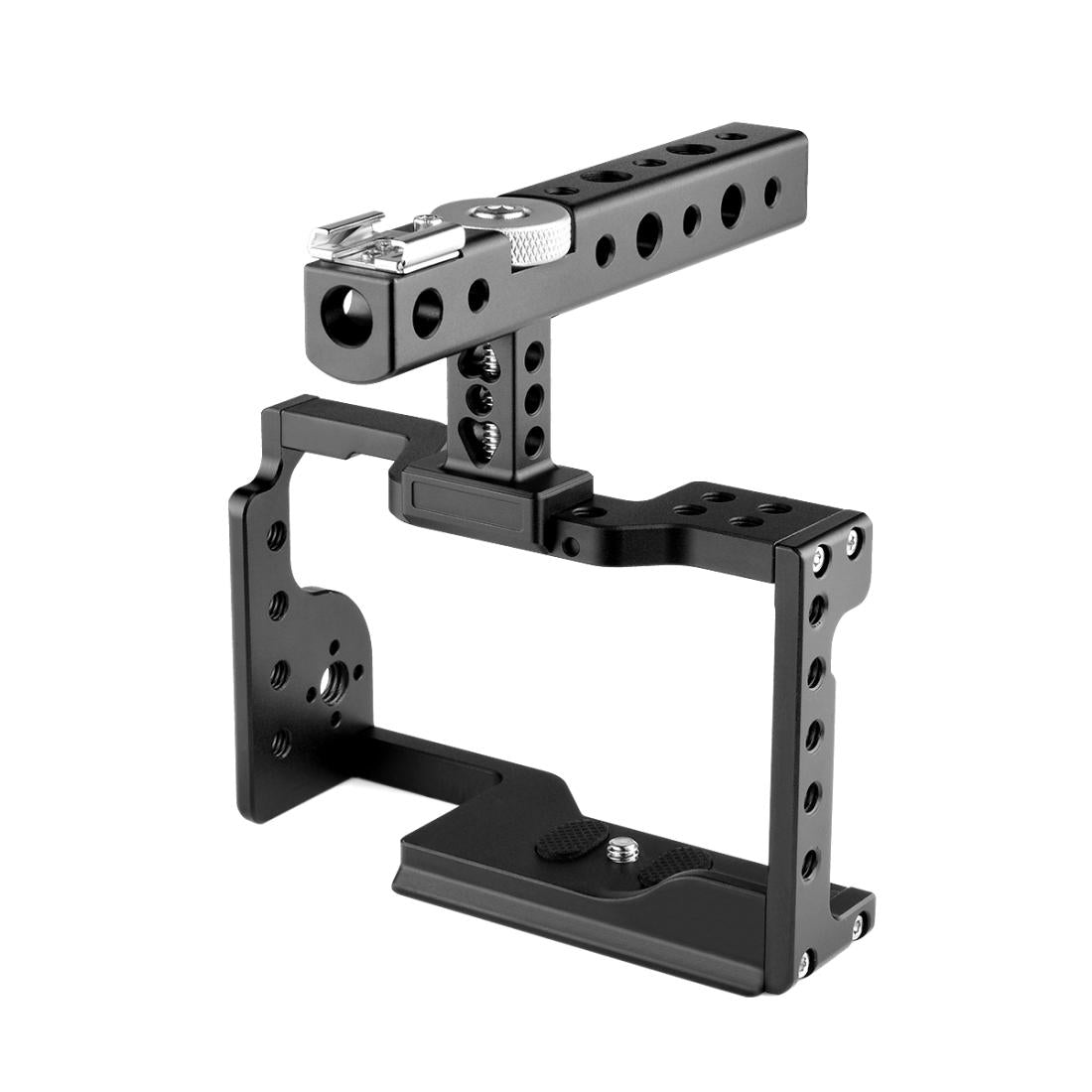 Video Camera Cage Stabilizer with Handle for Sony A6600 | Black