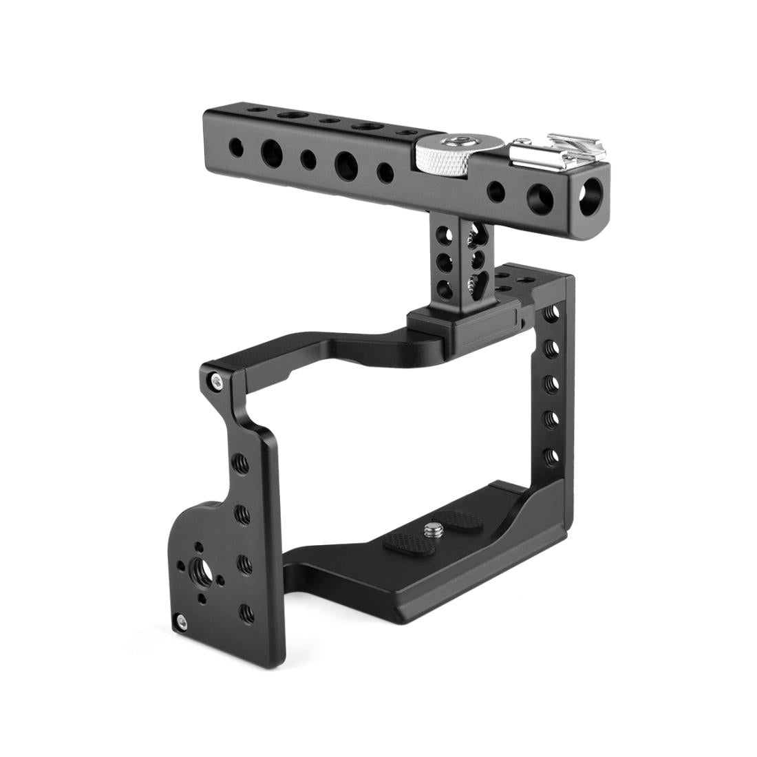 Video Camera Cage Stabilizer with Handle for Sony A6600 | Black