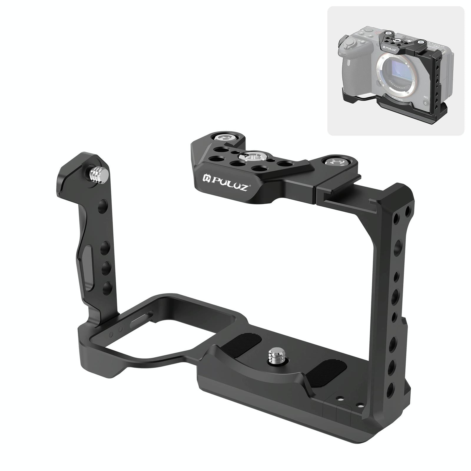 Sony ILME-FX30 / FX3 Camera Cage with Nota Slider | Metal Stabilizer Rig | Black