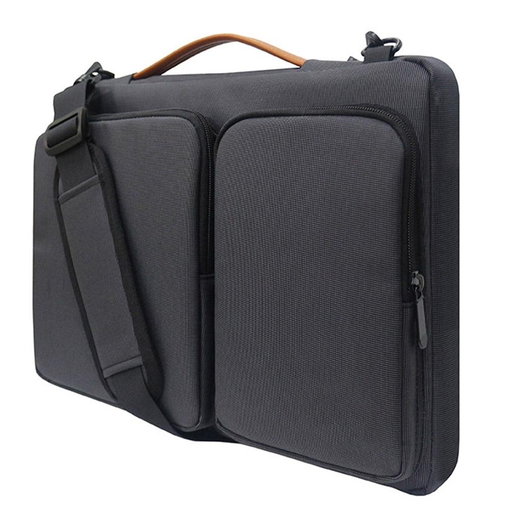 Waterproof Nylon Laptop Handbag | With Trolley Strap | Fits 15-15.6 Laptops | Black